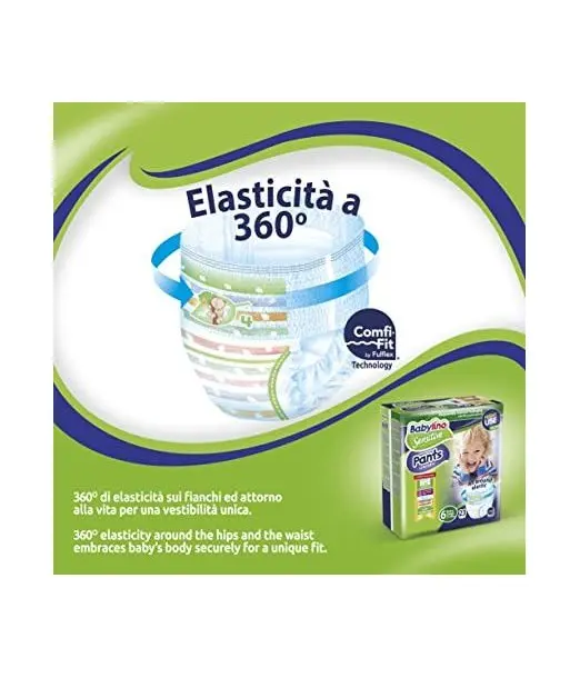 Couches-Culottes Babylino Taille 6 (13-18kg) 23unités - 2