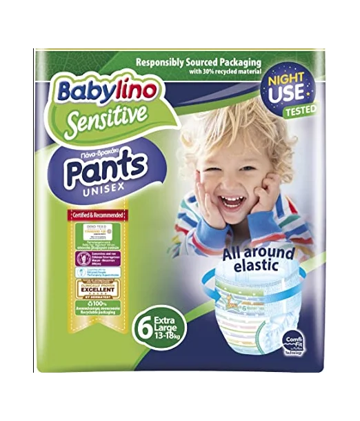 Couches-Culottes Babylino Taille 6 (13-18kg) 23unités -