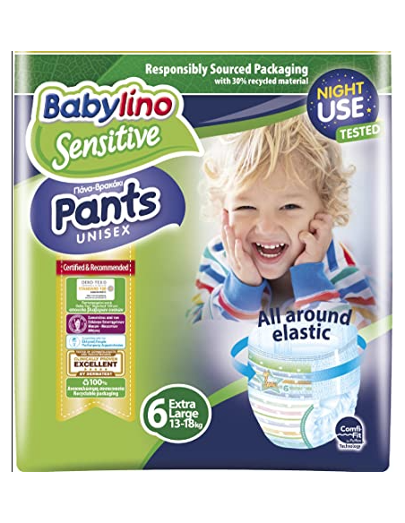 Couches-Culottes Babylino Taille 6 (13-18kg) 23unités -