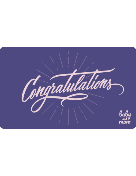 Carte Cadeau "Congratulations" à partir de 500 MAD - Maroc