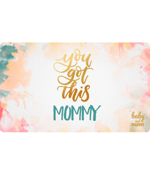 Gift Card "You Got This Mommy" from 500 MAD