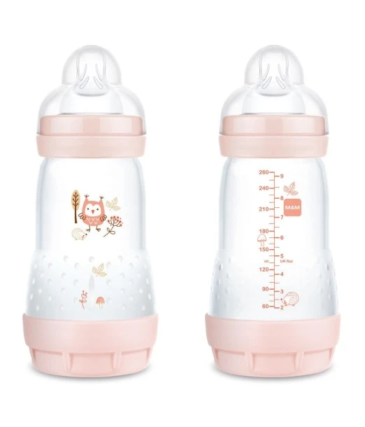 MAM anti-colic baby bottle 260 ml Pink 2