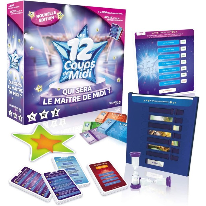 Jeu de société 12 coups de midi Dujardin 7ans+ - Maroc