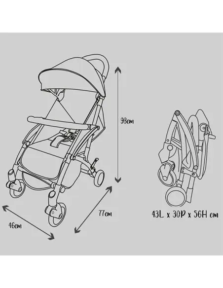 2-in-1 Nania Lili combination stroller + BeOne Group 0+ seat — photo 3