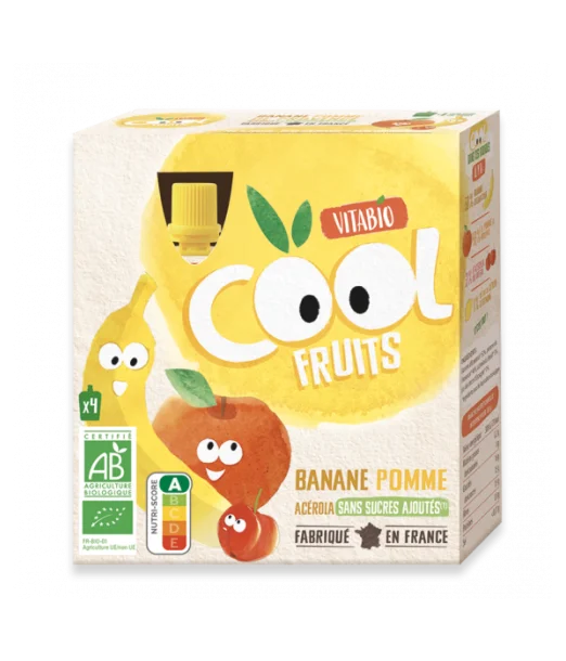 Vitabio Pomme Banane Cool Fruits (Dès 6mois) - Vitabio Maroc