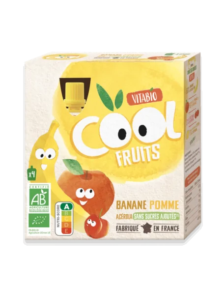 Vitabio Pomme Banane Cool Fruits (Dès 6mois) - Vitabio Maroc