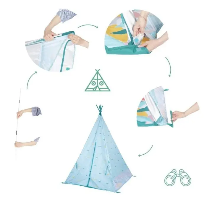 Badabulle Tipi Jungle Anti-UV Pour Enfant - Badabulle Maroc
