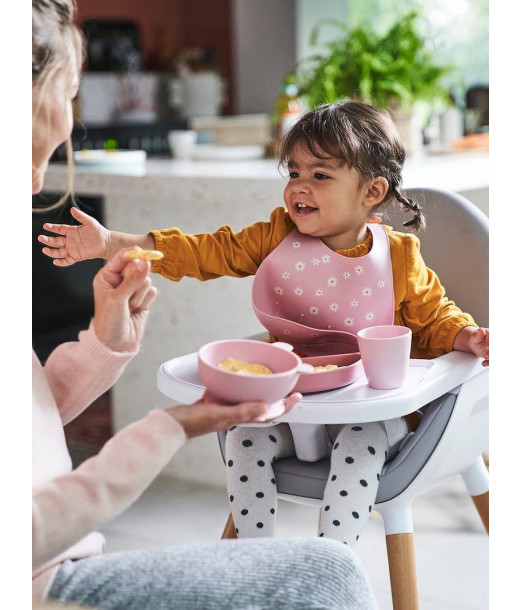 Coffret repas en silicone - Vieux Rose - Vertbaudet Maroc 2