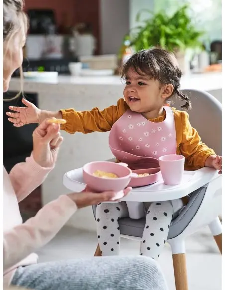 Coffret repas en silicone - Vieux Rose - Vertbaudet Maroc