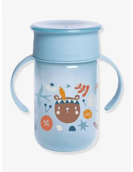 Suavinex 360° learning cup Blue 340 ml from 12 months