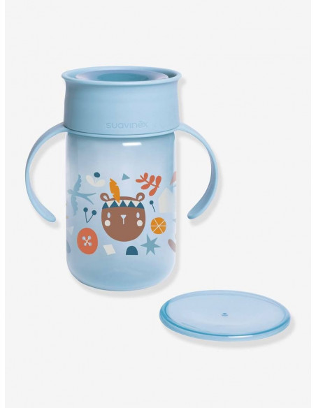 Suavinex Tasse d'apprentissage 360° Bleu 340ml 12m+ - Suavinex