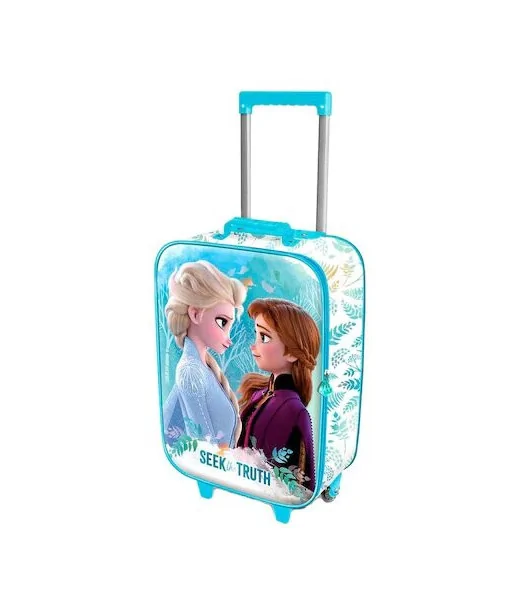 Valise de voyage pour enfant Frozen 2 Soft 3D Seek - Maroc