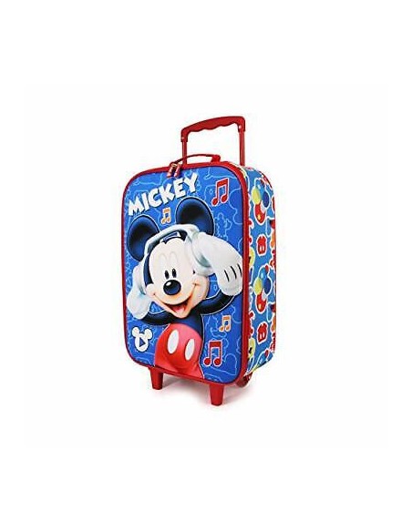 Valise de voyage pour enfant Mickey Soft 3D - Maroc