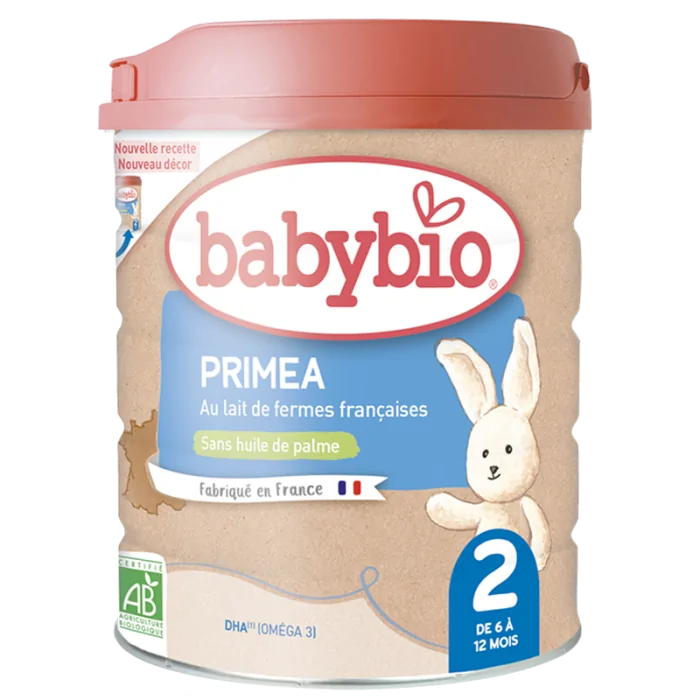 Lait Infantile Primea2 800g Babybio 6-12 mois - Babybio Maroc