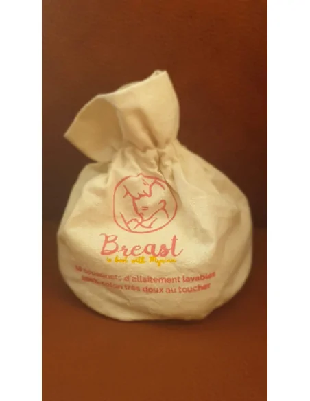Coussinets d'allaitement lavables x10 Breast Is Best - Maroc