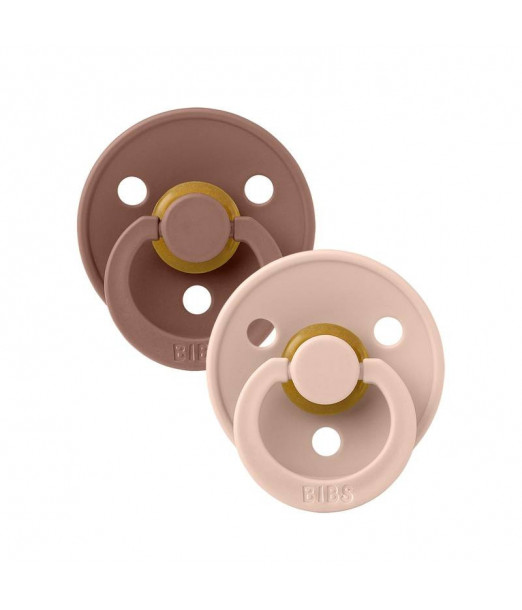 Sucette BIBS Pack De 2 WoodChuck/Blush - Maroc