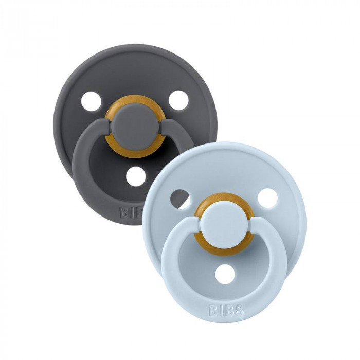 Sucette BIBS Pack De 2 Iron/Baby Blue - Maroc