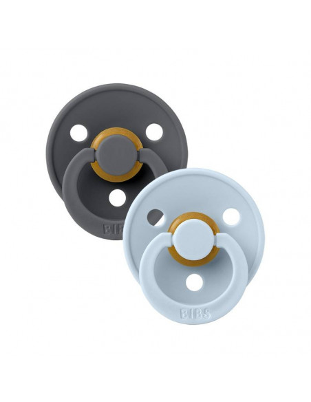 Sucette BIBS Pack De 2 Iron/Baby Blue - Maroc