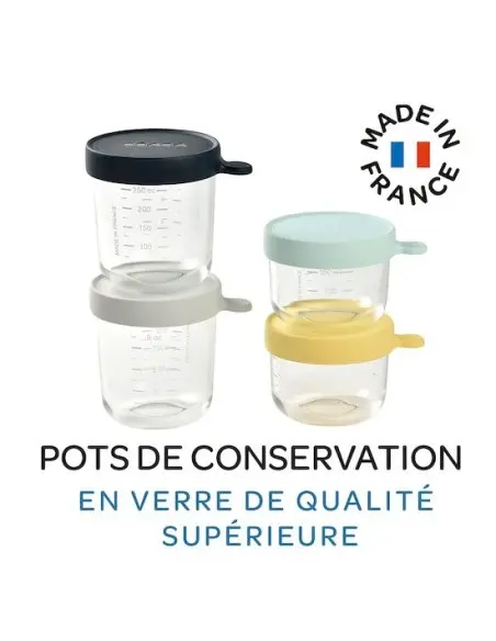 Coffret 4 Portions en Verre Béaba - Beaba Maroc