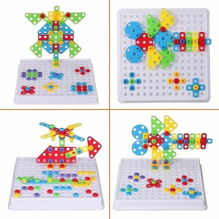 Puzzle Mosaïque Créative 3D avec Vis 3ans+ - Maroc