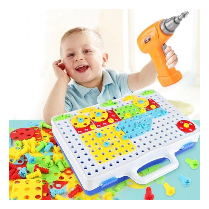 Puzzle Mosaïque Créative 3D avec Vis 3ans+ - Maroc