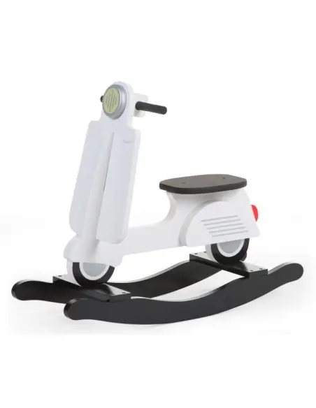 Scooter Vespa A Bascule ChildHome Blanc - ChildHome Maroc