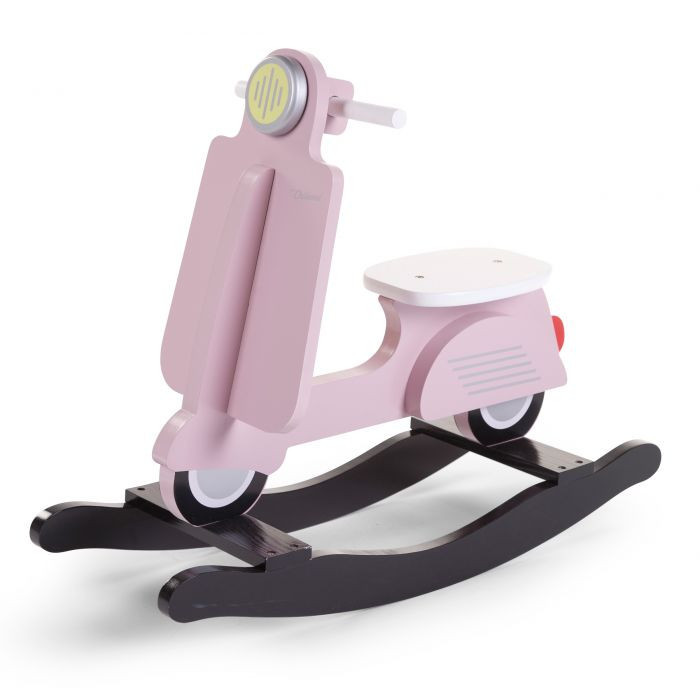 Scooter Vespa A Bascule ChildHome Rose - ChildHome Maroc