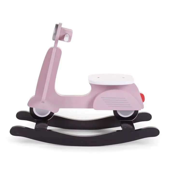 Scooter Vespa A Bascule ChildHome Rose - ChildHome Maroc