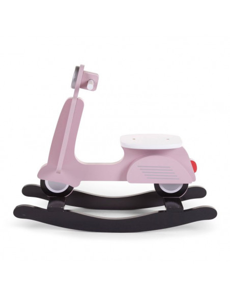 Scooter Vespa A Bascule ChildHome Rose - ChildHome Maroc