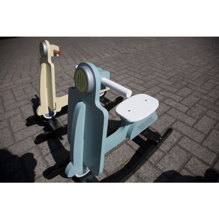 Scooter Vespa A Bascule ChildHome Bleu Menthe - ChildHome Maroc