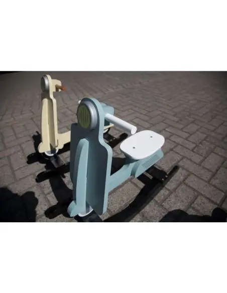 Scooter Vespa A Bascule ChildHome Bleu Menthe - ChildHome Maroc