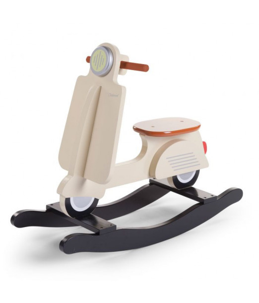 Scooter Vespa A Bascule ChildHome Beige - ChildHome Maroc