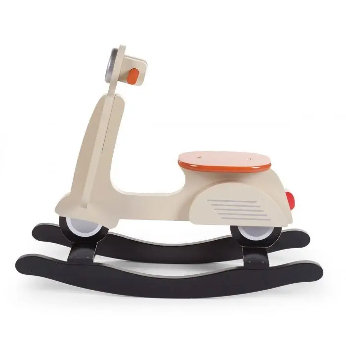 Scooter Vespa A Bascule ChildHome Beige - ChildHome Maroc