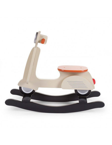 Scooter Vespa A Bascule ChildHome Beige - ChildHome Maroc