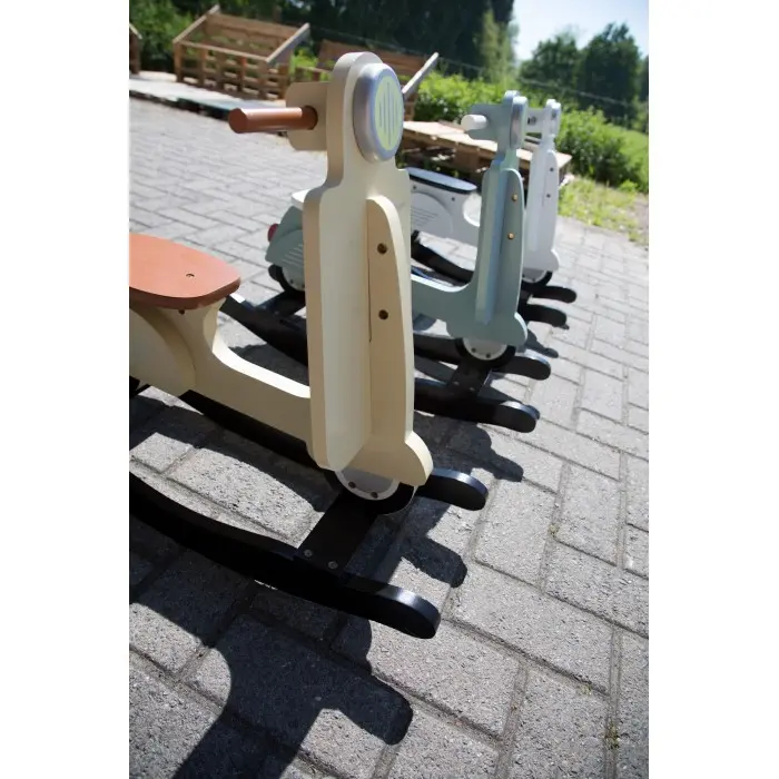 Scooter Vespa A Bascule ChildHome Beige - ChildHome Maroc