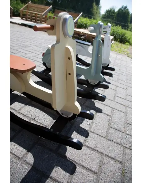 Scooter Vespa A Bascule ChildHome Beige - ChildHome Maroc