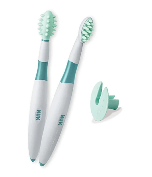 NUK educational toothbrush and dental hygiene set from 6 months