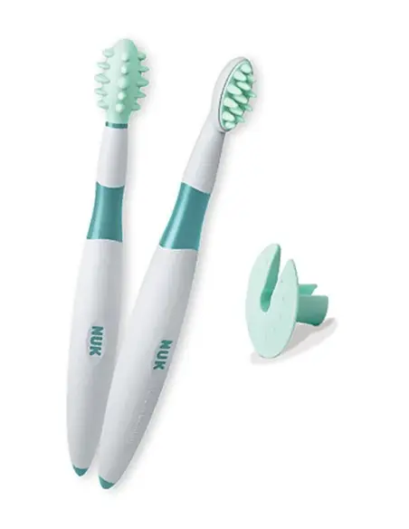 NUK educational toothbrush and dental hygiene set from 6 months
