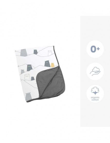 Couverture Doomoo Dream 75x100cm Bear Grey - Doomoo Maroc