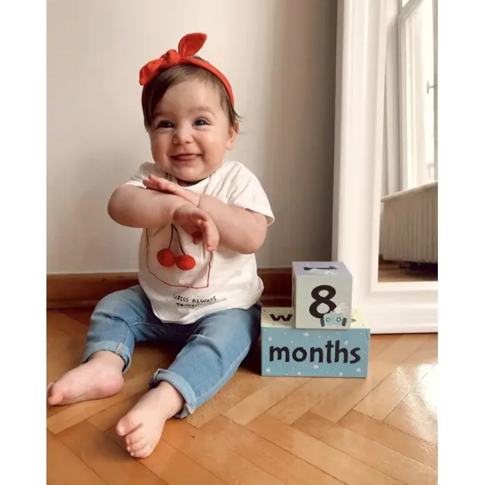 Cubes âge souvenirs Grossesse, Naissance et Anniversaire - 