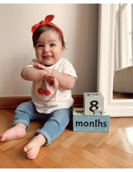 Cubes âge souvenirs Grossesse, Naissance et Anniversaire - 