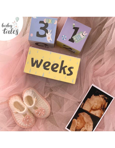 Cubes âge souvenirs Grossesse, Naissance et Anniversaire - 