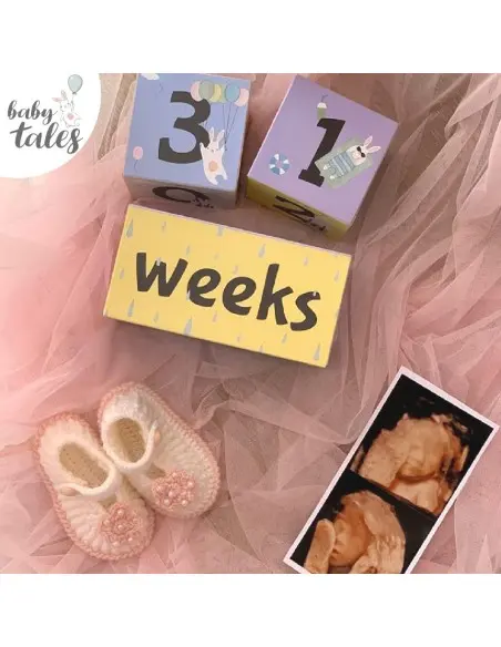 Cubes âge souvenirs Grossesse, Naissance et Anniversaire - 