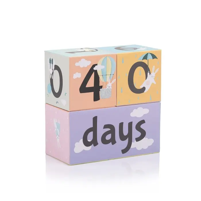 Cubes âge souvenirs Grossesse, Naissance et Anniversaire - 