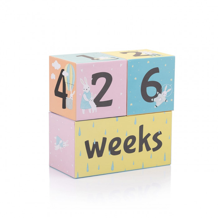 Cubes âge souvenirs Grossesse, Naissance et Anniversaire - 