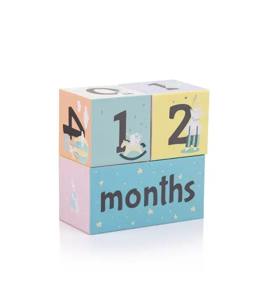 Cubes âge souvenirs Grossesse, Naissance et Anniversaire - 