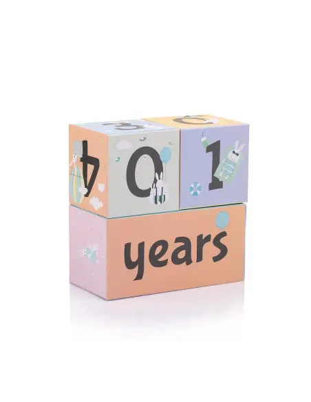 Cubes âge souvenirs Grossesse, Naissance et Anniversaire - 