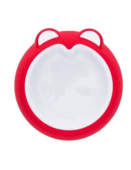 Assiette Antidérapante Pour Bébé Rose Intense Badabulle Univers