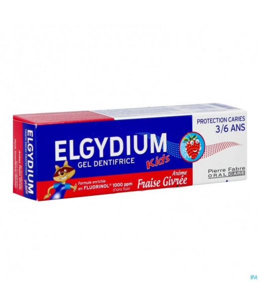 Dentifrice Elgydium Kids 3-6 ans Goût Fraise Dentifrice - 2
