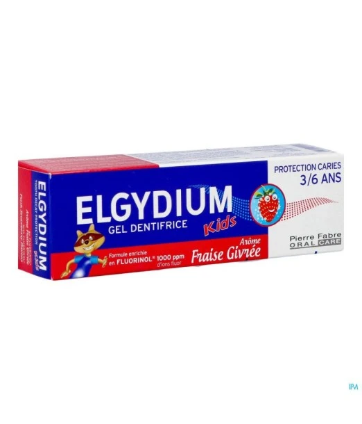 Elgydium Kids toothpaste from 3 to 6 years, Frosted Strawberry flavour 2
